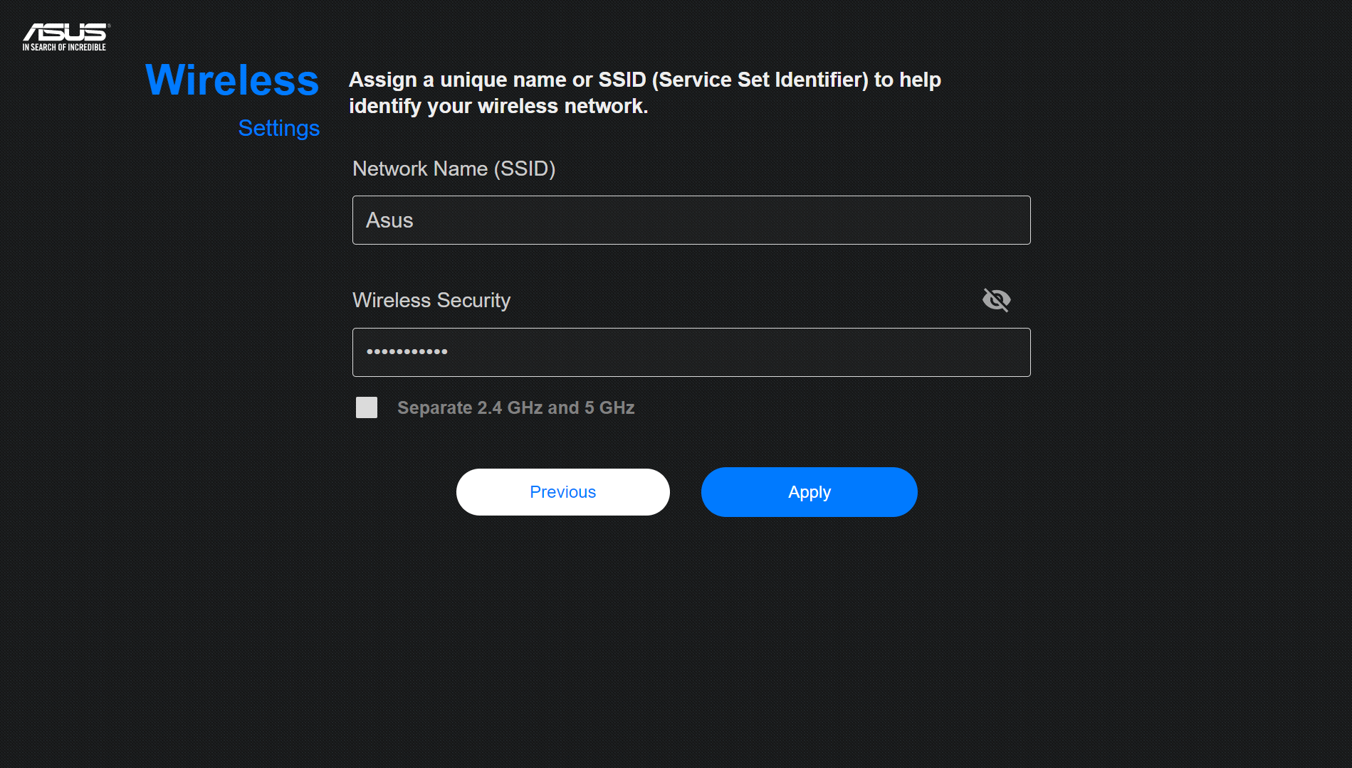 Asus Modem EWAN Service Configuration Superloop